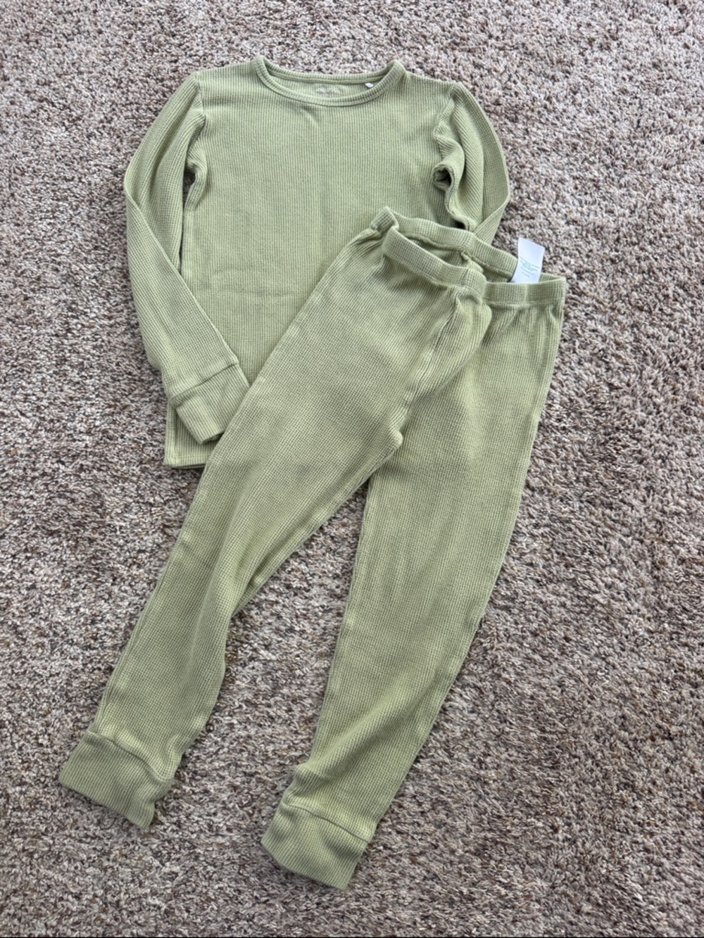Posh Peanut kids waffle bamboo pajamas